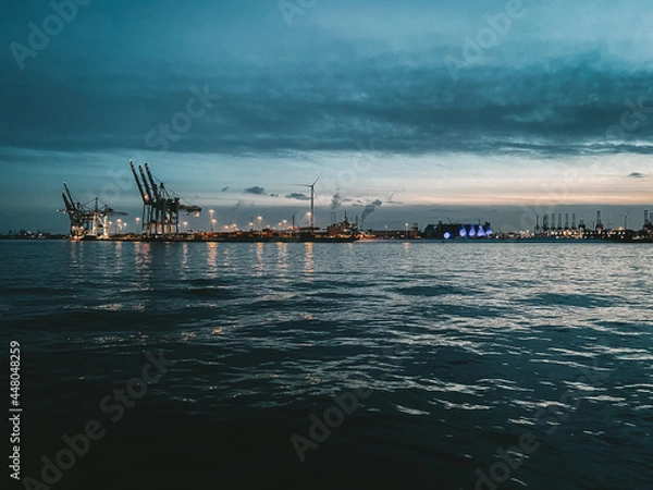 Obraz Hafen bei Abend