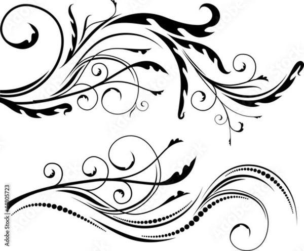 Obraz Decorative branches.