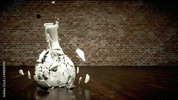 Fototapeta zersprungene Vase