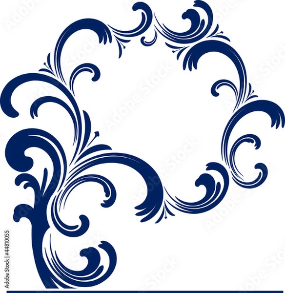 Obraz Decorative frame, tree-style