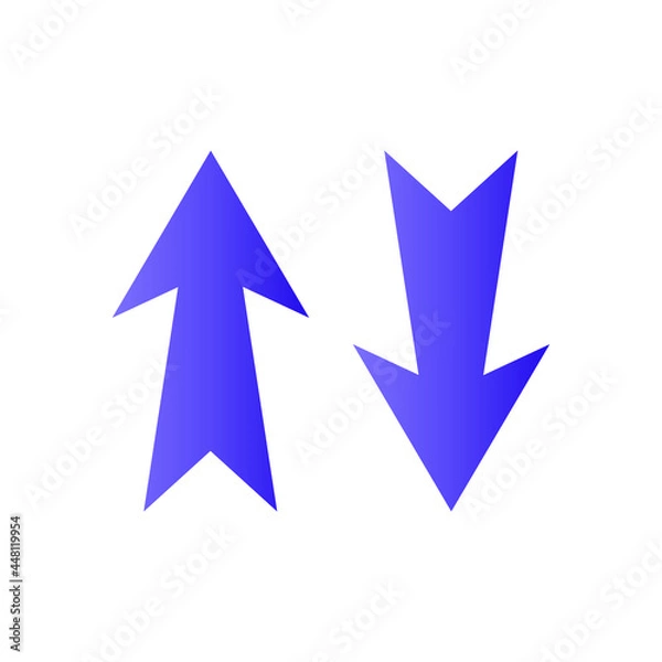 Obraz Arrows icon for app and website design. Vector.