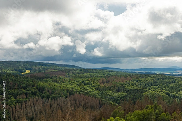 Obraz view over Thuringia near Ruhla