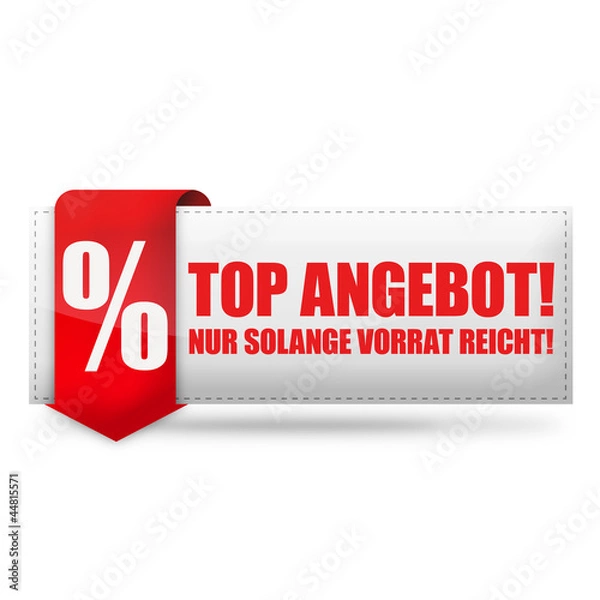 Obraz Top Angebot! Button, Icon