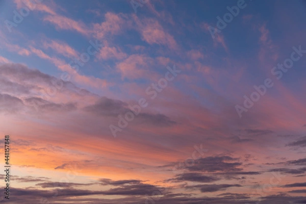 Obraz Scottish Sunrise/Sunset Sky