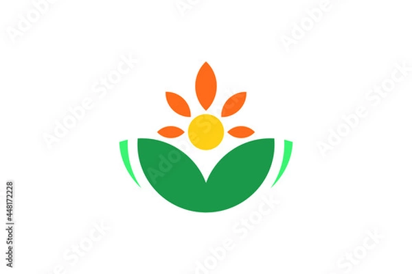 Fototapeta Abstract Leaf for business logo Vector