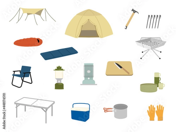 Obraz キャンプに必要な物
