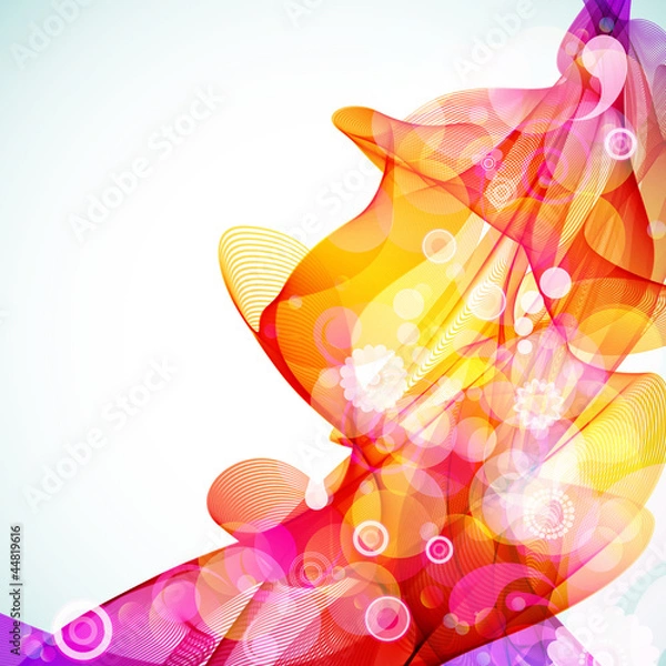 Fototapeta Bright abstract colorful background.