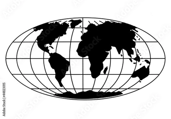 Obraz World map illustration
