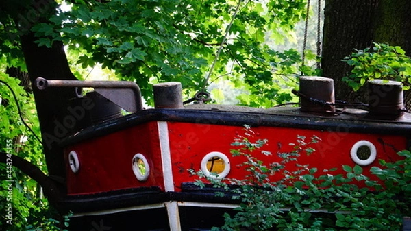 Obraz Schiffwand  im park 