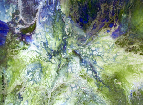 Obraz blue and green