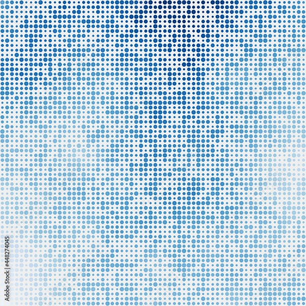 Obraz Color Pixels Cloud Abstract Computational Generative Art background illustration