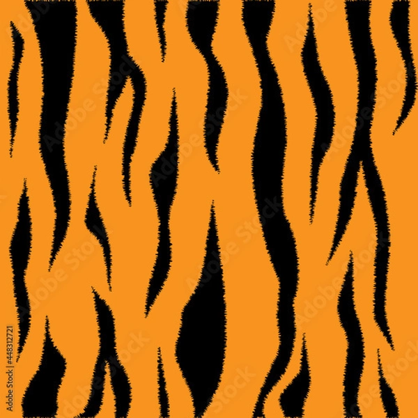 Obraz 虎の模様のイラスト