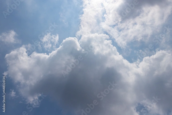 Fototapeta Blue sky with beautiful clouds