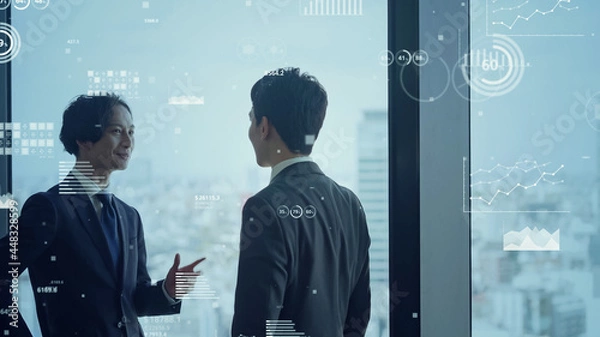 Fototapeta ビジネスと統計　経営戦略