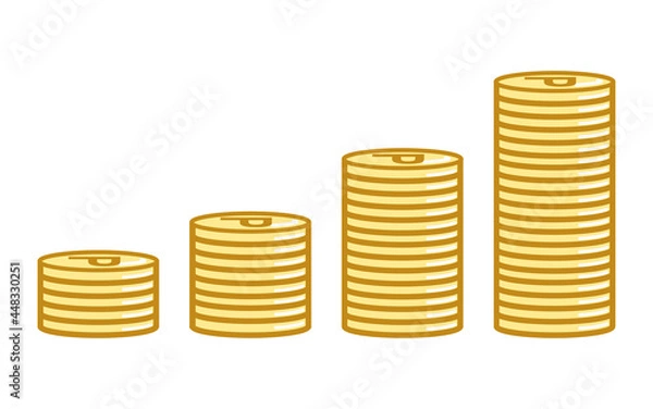 Fototapeta ポイントが貯まるイメージイラスト