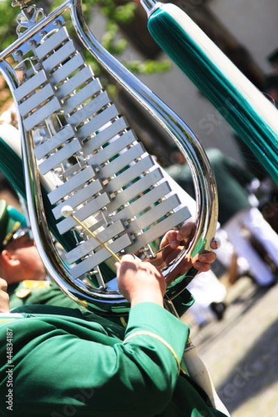 Obraz marching musician with chimes