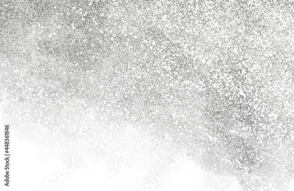 Fototapeta 背景素材　キラキラしたシルバーの絵具