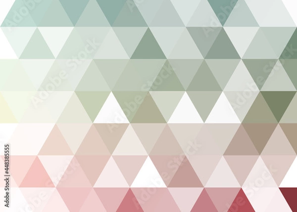 Fototapeta Abstract color Low-Polygones Generative Art background illustration
