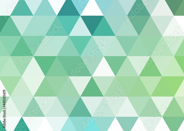 Fototapeta Abstract color Low-Polygones Generative Art background illustration