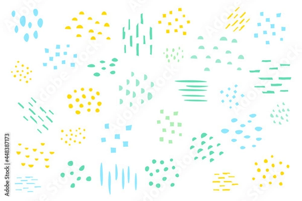 Obraz 手書き風な北欧風の抽象イラスト