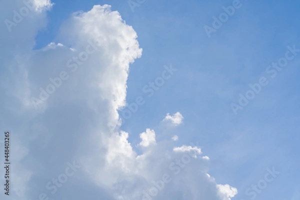 Obraz Bright blue clouds on a clear day