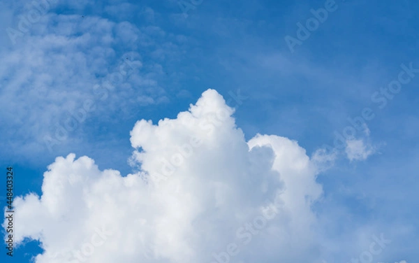 Obraz Bright blue clouds on a clear day