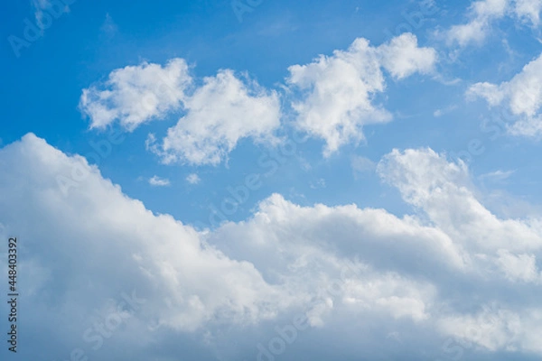 Obraz Bright blue clouds on a clear day