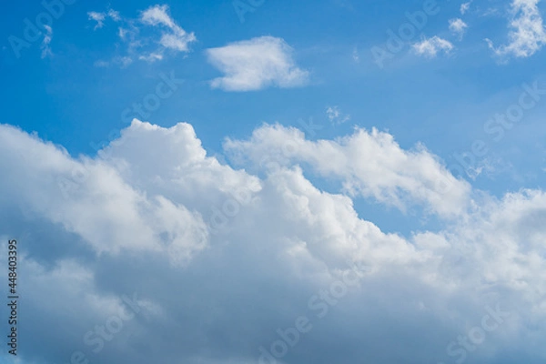 Obraz Bright blue clouds on a clear day