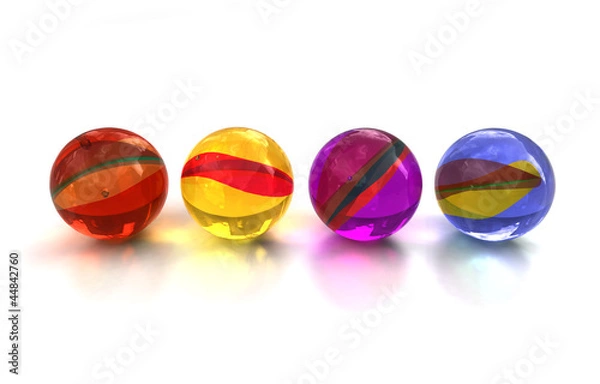 Fototapeta Glasmurmeln