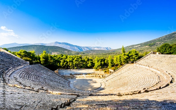 Obraz 'The Echoes': Panorama of Epidaurus theater, Greece