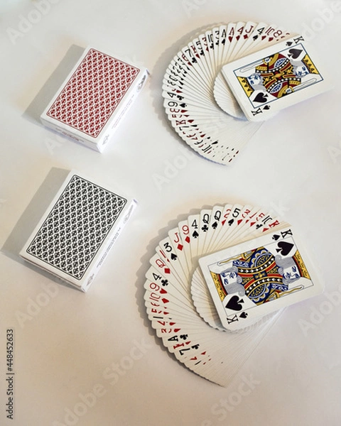 Obraz playing cards on the table
