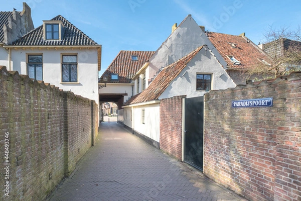 Fototapeta Paradijspoort in Harderwijk, Gelderland Province, The NetherlandsHarderwijk