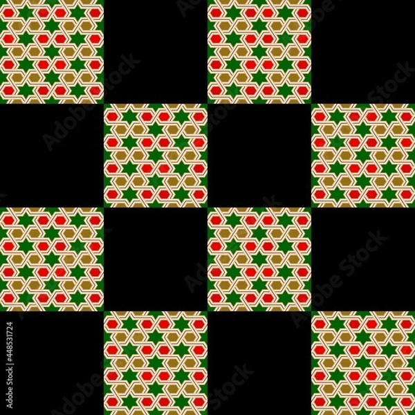 Obraz seamless pattern with stair