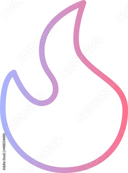 Fototapeta fire icon