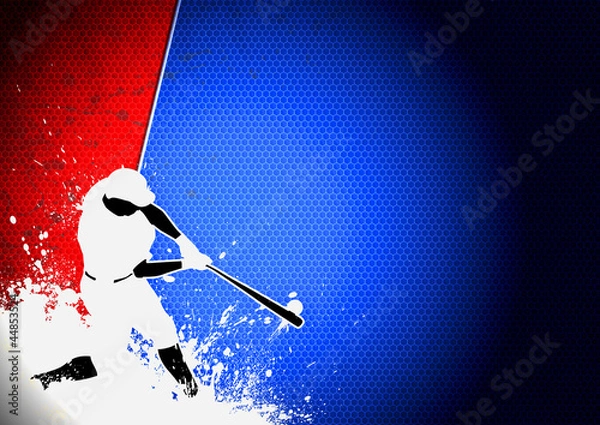 Obraz Baseball background