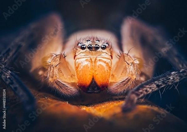 Obraz Olios huntsman spider up-close