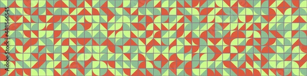 Fototapeta Abstract Geometric Pattern generative computational art illustration