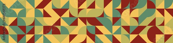 Fototapeta Abstract Geometric Pattern generative computational art illustration