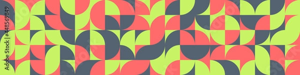 Fototapeta Abstract Geometric Pattern generative computational art illustration