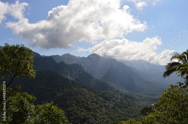 Obraz clouds over the mountains