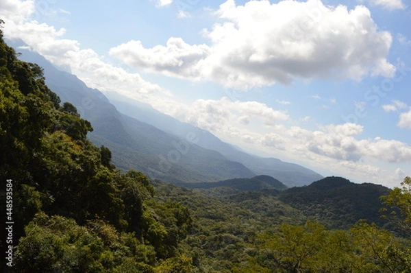 Obraz clouds over the mountains