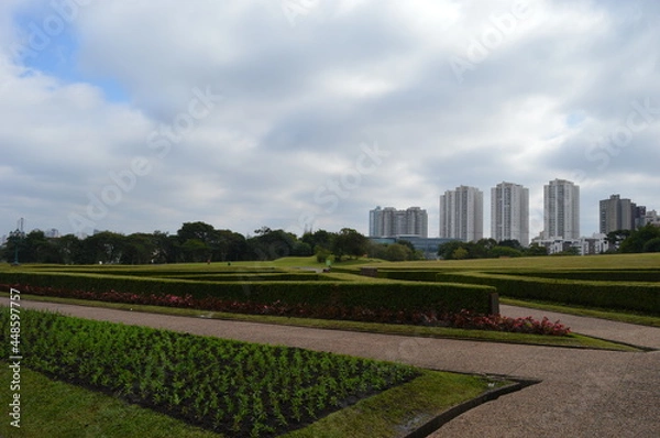 Obraz park in the city