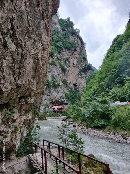 Fototapeta mountain river in the mountains
