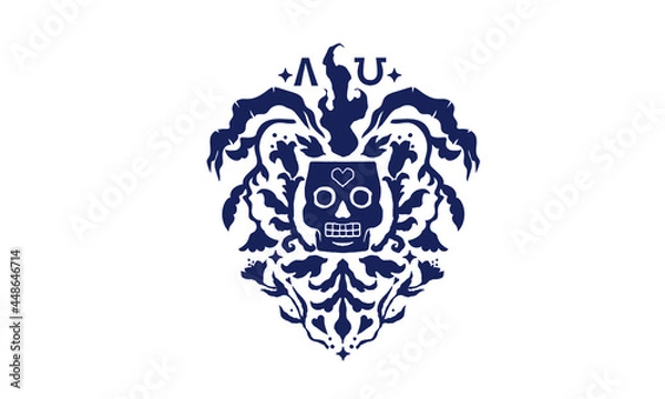 Obraz Skull ornament