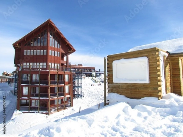 Obraz house in winter