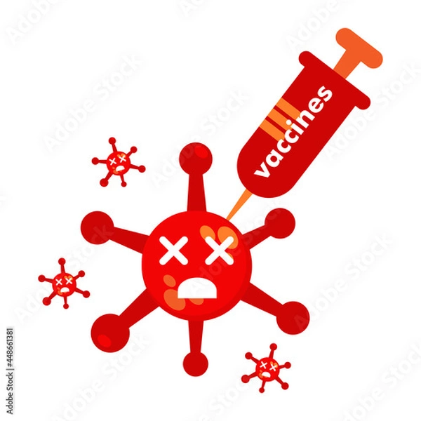 Fototapeta global pandemic virus illustration design. pandemic virus outbrake illustration. on white background