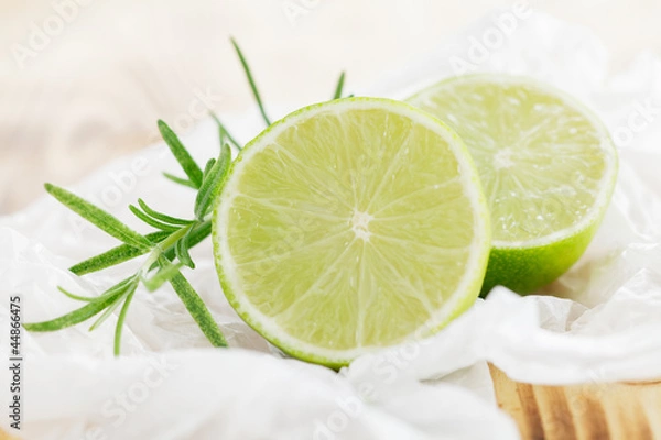 Obraz Aufgeschnittene Limette