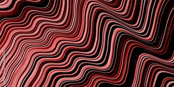 Fototapeta Light Pink, Red vector texture with circular arc.