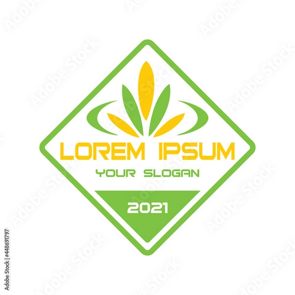 Fototapeta environment logo , nature logo vector