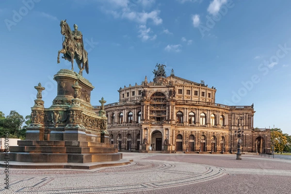 Fototapeta Semperoper in Dresden